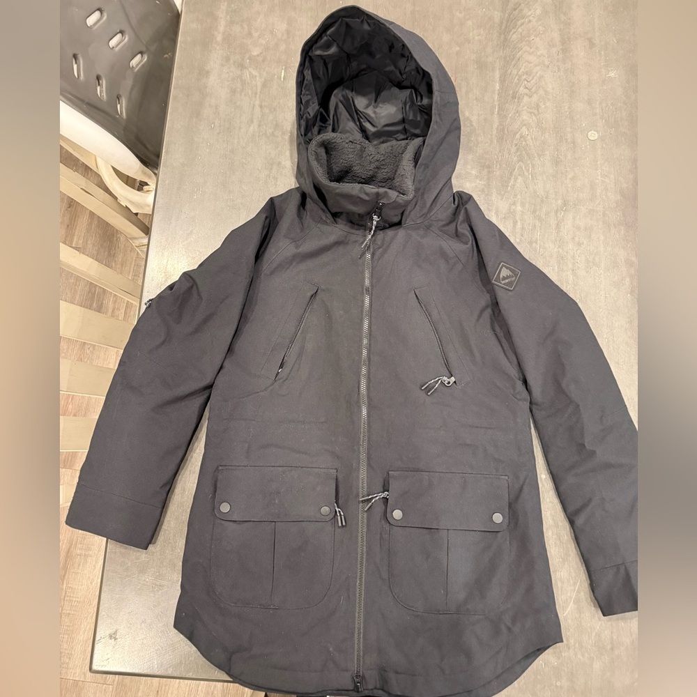 Burton Prowess Black Jacket with Hood